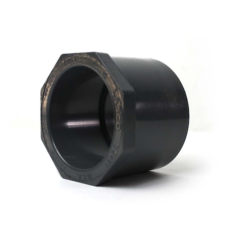 Thrifco Plumbing 1-1/2 Inch x 1-1/4 Inch Slip x Slip PVC Bushing SCH 80 8213324